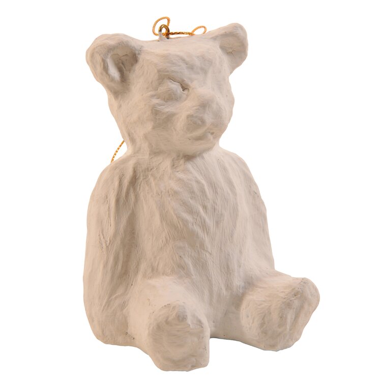 paper mache teddy bear